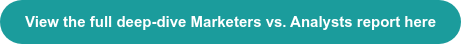 View the full deep-dive Marketers vs. Analysts report here