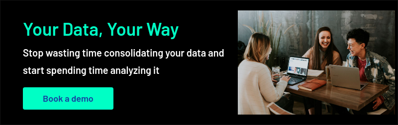 Your Data, Your Way Stop wasting time consolidating your data and start spending time analyzing it  