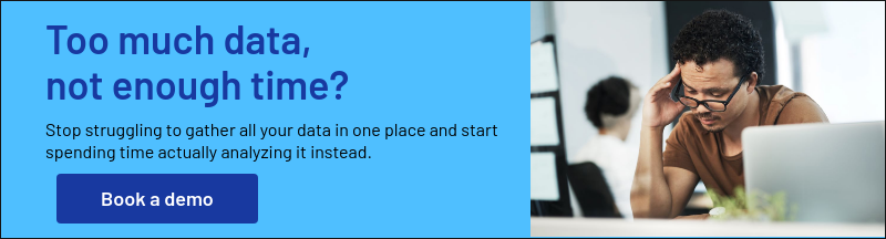 Too much data, not enough time?   Stop struggling to gather all your data in one place and start spending time actually analyzing it instead.