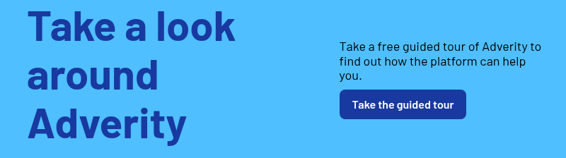 Take a look around Adverity  